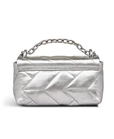 Radley London Mill Bay Xl Quilt Metallic Flap Over Crossbody Bag