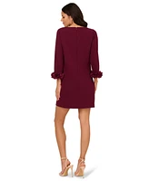 Adrianna Papell Women's 3/4-Sleeve Shift Dress