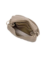 Melie Bianco Natalia Woven Large Shoulder Bag