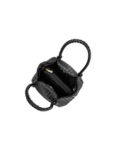 Melie Bianco Anahi Woven Medium Top Handle Bag