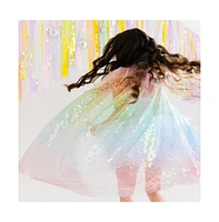 Sweet Wink Child Girl's Rainbow Sequin Cape