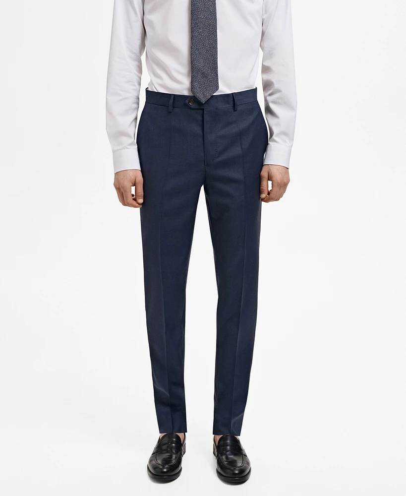 Mango Men's Venice Virgin Wool Suit Pants