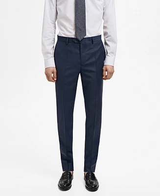 Mango Men's Venice Virgin Wool Suit Pants