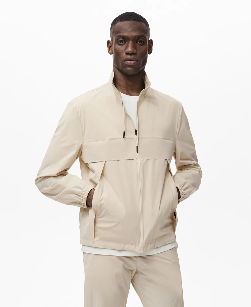 Mango Men's Water-Repellent Coolmax Jacket