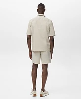 Mango Men's Water-Repellent Bermuda Shorts
