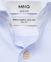 Mango Men's Cotton Slim-Fit Shirt