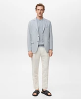 Mango Men's Verner Slim Fit Cotton Blazer