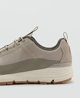 Mango Men's Lace-Up Panel Sneakers