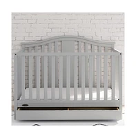 Graco Solano 4-in-1 Convertible Crib with Drawer - Pebble Gray