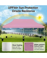 10 X 20 Ft Pop up Canopy Tent Foldable Portable Outdoor Gazebo with Carry Bag