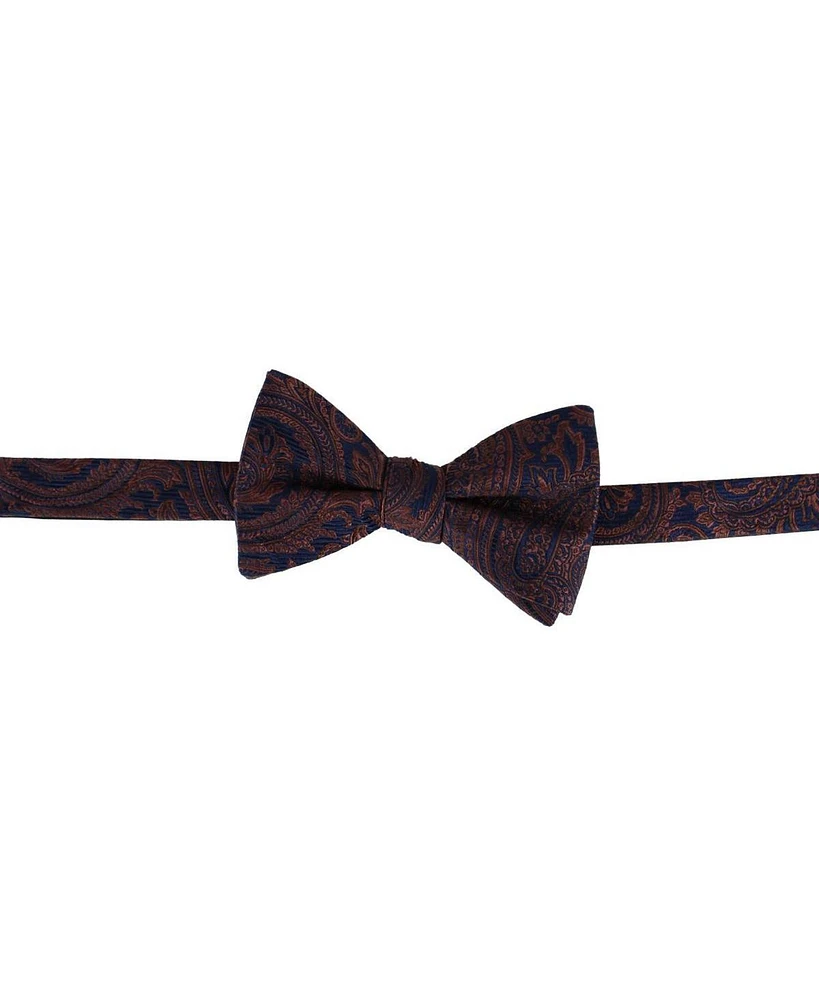 Trafalgar Men's Sobee Paisley Silk Bow Tie
