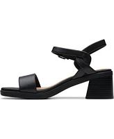 Clarks Collection Women's Jaylan Ray Square Toe Sandals