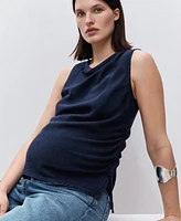 Mango Women's Lyocell Maternity Top