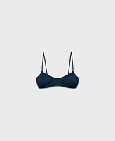 Mango Women's Combined Crochet Bikini Top