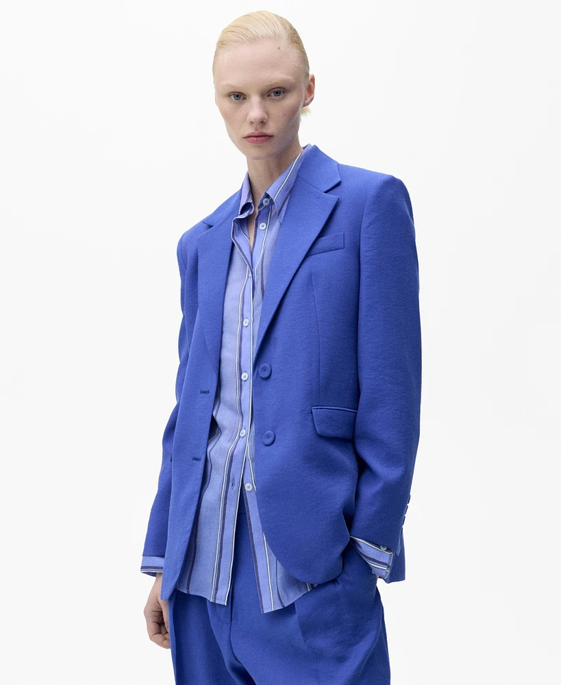Mango Women's Structured Suit Jacket