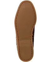 Sperry Women's Authentic Original 2-Eye Slip-On Boat Shoe - Woven brown primary