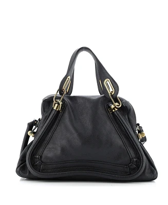 Pre-Owned Chloe Medium Paraty Top Handle Bag Leather