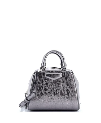 Pre-Owned Givenchy Nano Antigona Cube Bag Leather