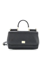 Pre-Owned Dolce & Gabbana Small East West Miss Sicily Bag Leather