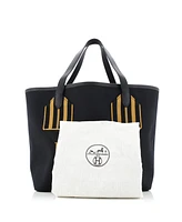 Pre-Owned Hermes Pursangle Tote Canvas with Leather
