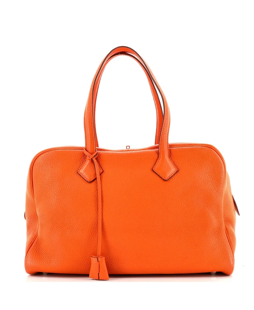 Pre-Owned Hermes 35 Victoria Ii Bag Clemence