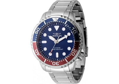 Invicta Men's 47219 Pro Diver Quartz Chronograph Blue Dial Watch