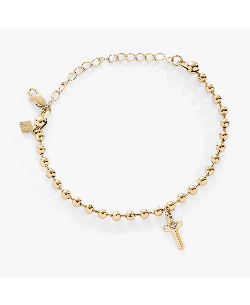 Alex and Ani Cross Ball Chain Bracelet