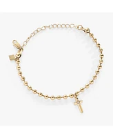 Alex and Ani Cross Ball Chain Bracelet