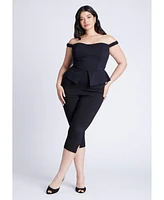 Eloquii Plus Slim Stretch Capri