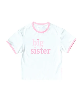 Bits & Bows Toddler Girls Sister Crewneck T-Shirt