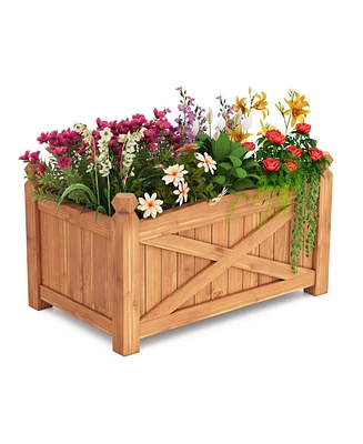 Slickblue Raised Garden Bed Drainage Holes for Patio Garden