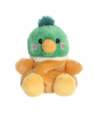 Aurora Mini Puddles Mallard Duck Palm Pals Adorable Plush Toy Multicolor 5"
