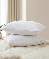 Unikome 100% Cotton Goose Down and Feather 2-Pack Pillow