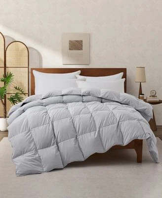 Unikome Medium Weight White Goose Down Feather Comforter