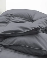 Unikome All Season White Goose Down Fiber Comforter, Full/Queen