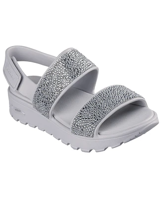 Skechers Women's Foamies: Arch Fit Footsteps - Elegance Platform Sandals from Finish Line