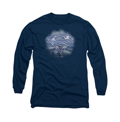 Superman Men's Freedom Of Flight Long Sleeve Adult Tee / T-Shirt