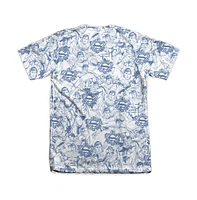 Superman Men's Super Is The Man (Front/Back Print) Adult 65/35 Poly/Cotton Short Sleeve Tee / T-Shirt