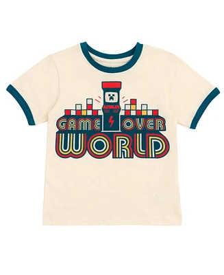 Minecraft Boys Ringer T-Shirt