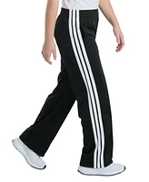 adidas Big Girls Elastic-Waistband Tricot Wide-Leg Pants