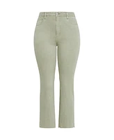 City Chic Plus Harley Fit Clover Row Straight Jean
