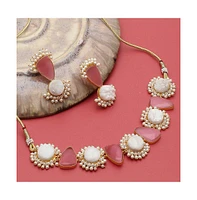 Sohi Abstract-Stone Jewellery Set