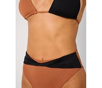 WeWoreWhat Women's Belted Twist High Rise Bottom