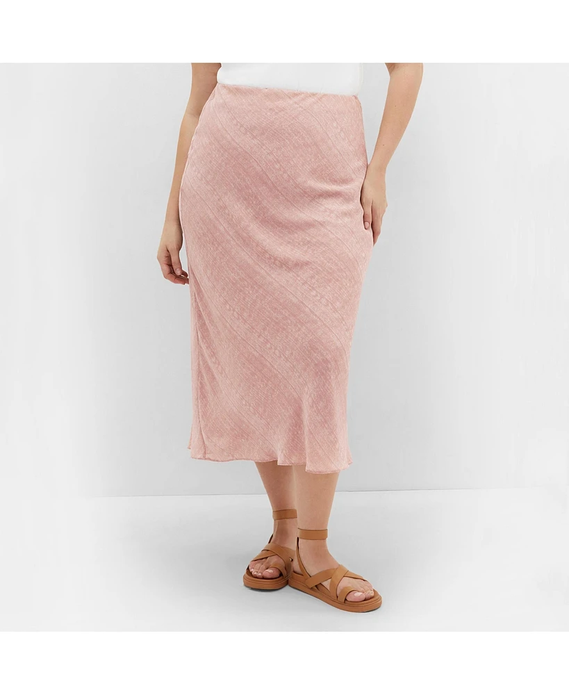 City Chic Plus Newberry Street Skirt