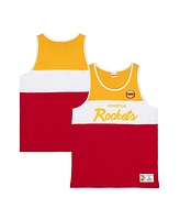 Mitchell & Ness Men's Red Houston Rockets Hardwood Classics Tank Top