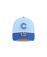 New Era Men's Light Blue/Blue Chicago Cubs 2025 Fourth of July 39THIRTY Flex Hat