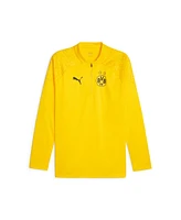 Puma Men's Yellow Borussia Dortmund 2023/24 Quarter-Zip Training Sweatshirt