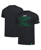 Nike Men's Heather Black New York Jets Blitz Tri-Blend T-Shirt