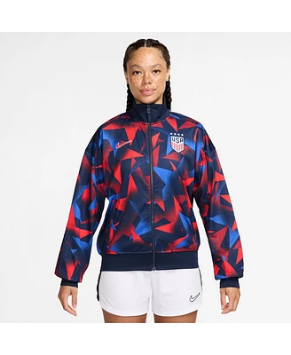 Nike Women's Navy Uswnt 2025 Academy Pro Anthem Performance Full-Zip Jacket