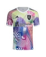 Adidas Men's White Real Salt Lake 2025 Pride Pre-Match Jersey